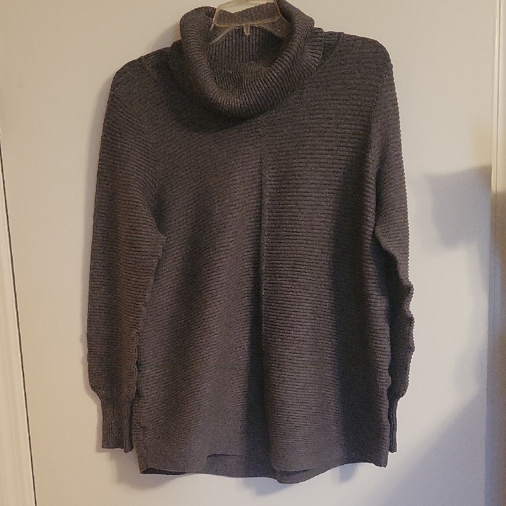 Cozy Charcoal Turtleneck Sweater